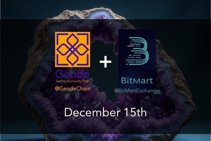Geode Lists GEODE Coin On BitMart.com As Part Of Ongoing Decentralized Infrastructure Expansion