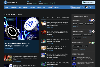 CoinGape Joins the Mintfunnel Publisher Network: Run Ads + Publish Press Releases on CoinGape.com