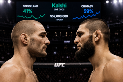 Kalshi's $52 Million UFC 328 Event Had $11.1 Million on Chimaev