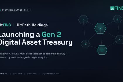 altFINS Partners with BitPath Holdings to Launch Gen 2 Digital Asset Treasury Strategy Powered by AI Analytics