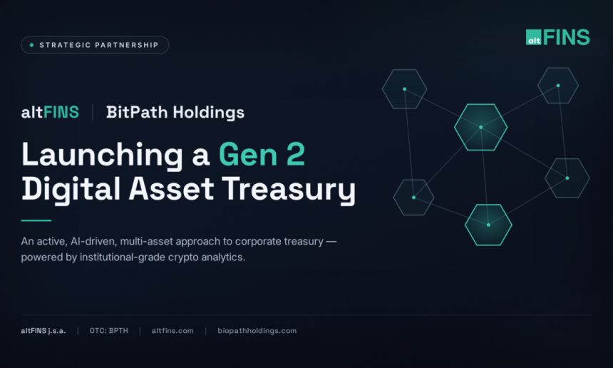 altFINS Partners with BitPath Holdings to Launch Gen 2 Digital Asset Treasury Strategy Powered by AI Analytics